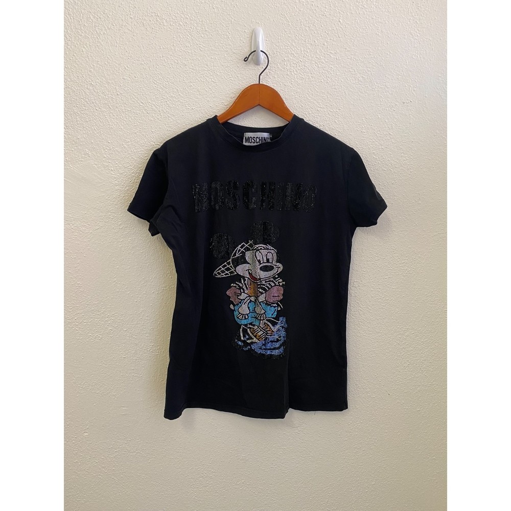 rare moschino printemps disney mickey mouse tshirt size s